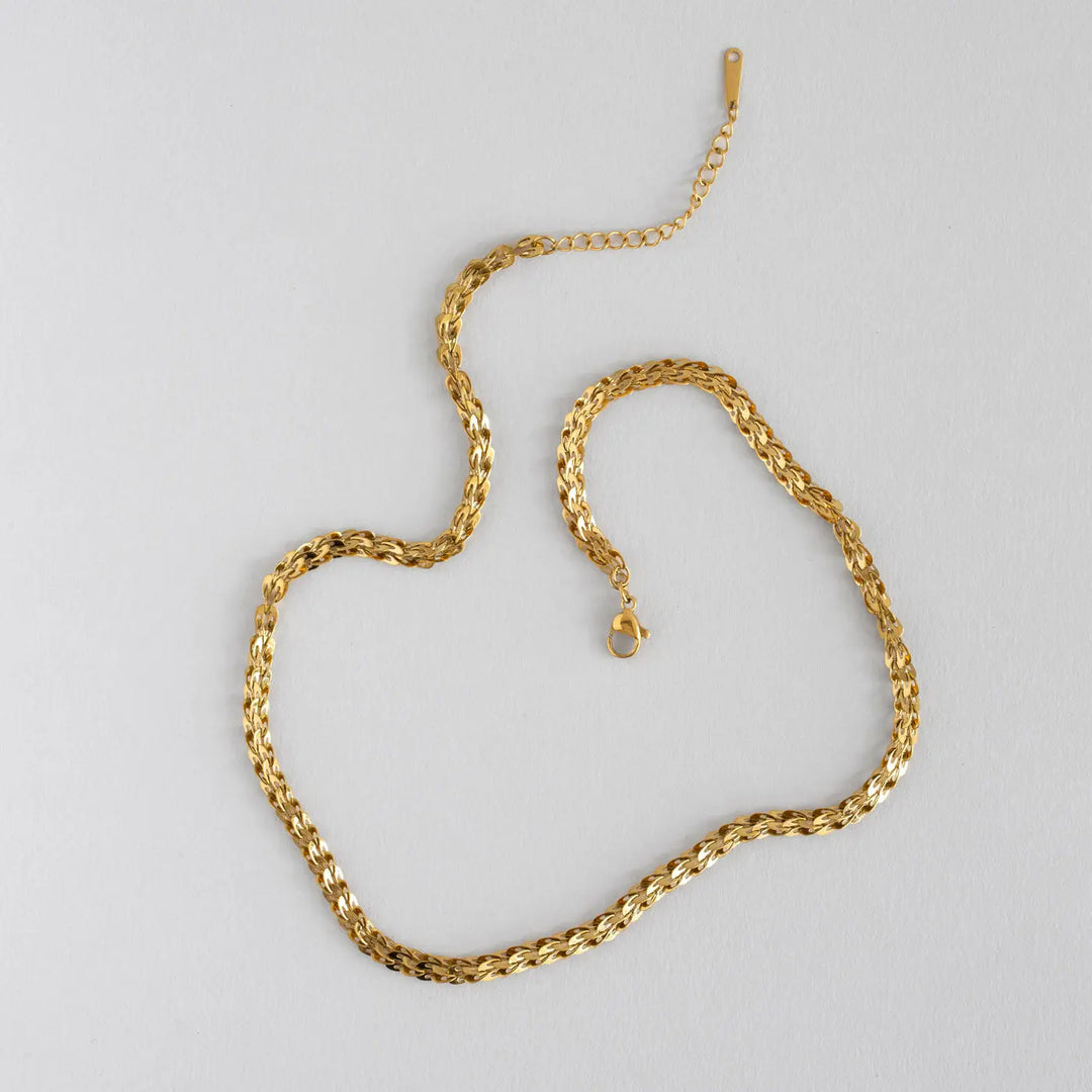 Celine - Bismarck Inspired Chain Vintage Neklace Stainless Steel