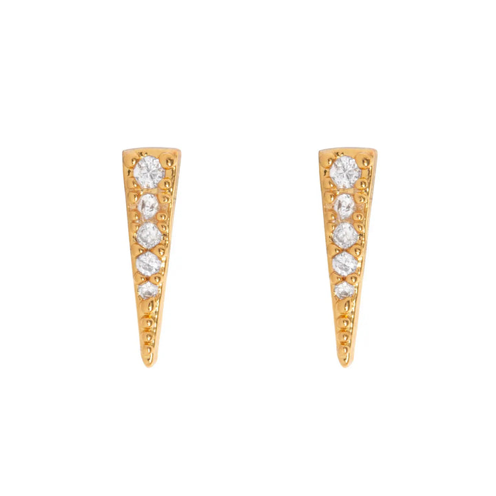 Eliza - Spike Crystal Ear Studs