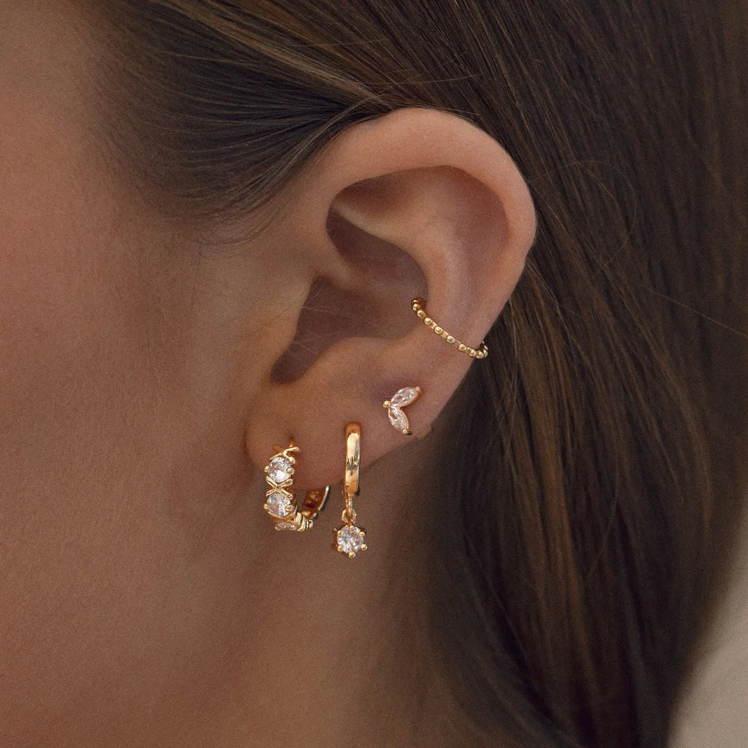 Crystal Set Ring and Earrings