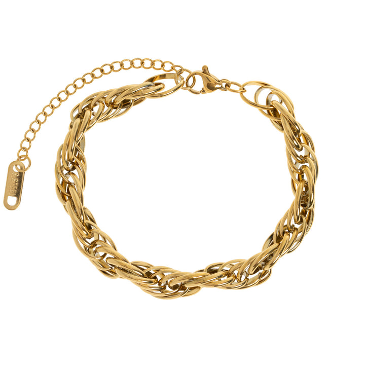 Alexis - Chunky Statement Chain Armband Roestvrij Staal