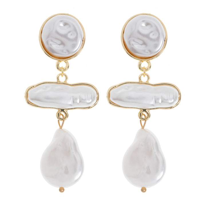 Rivers - Statement Faux Pearl Oorbellen