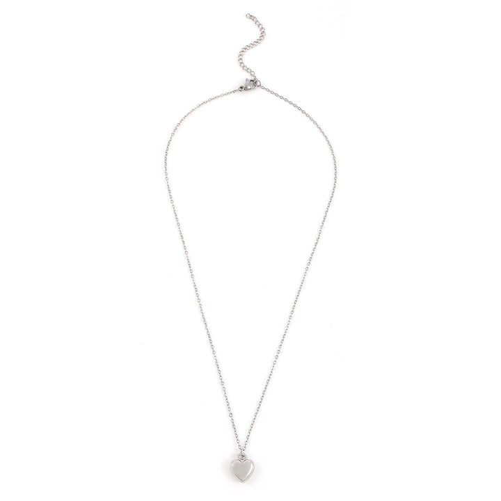 Julie - Klassieke Hart Dangle Ketting RVS