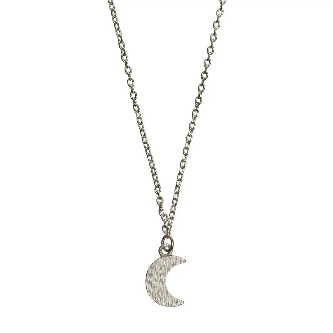 Moon Necklace Silver