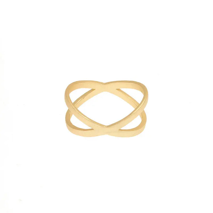 Cross Ring Gold