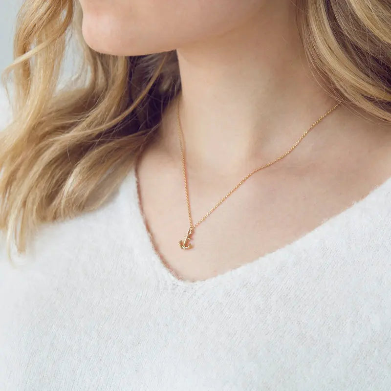 You are my Anchor Necklace Gold