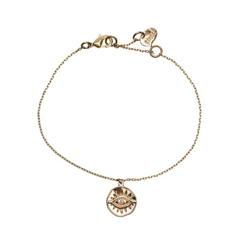 Evil Eye Bracelet Gold