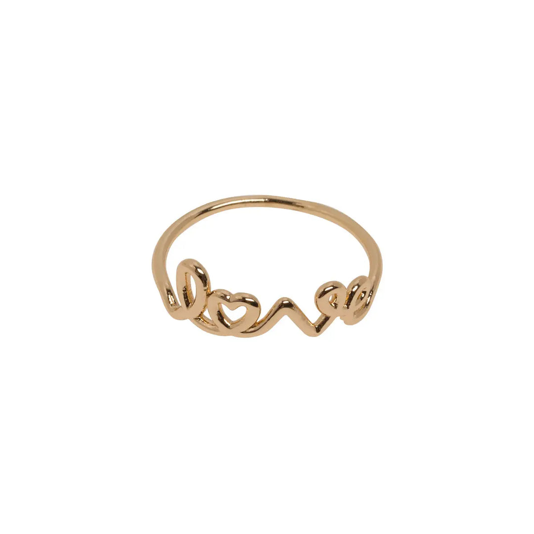 Love letter ring Gold