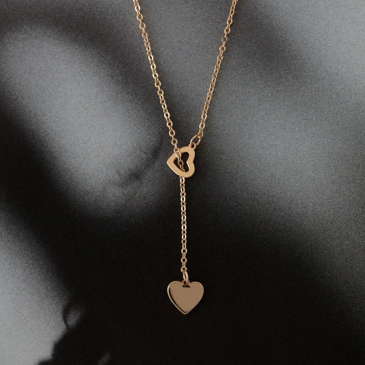 Sally - Heart Lariat Necklace Timi of Sweden